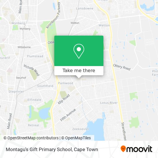 Montagu's Gift Primary School map