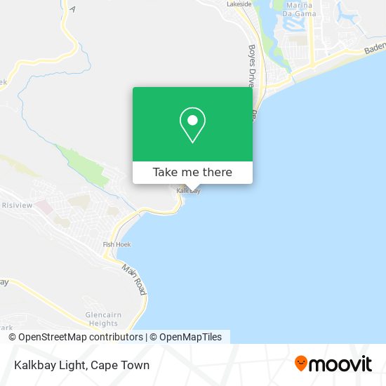Kalkbay Light map
