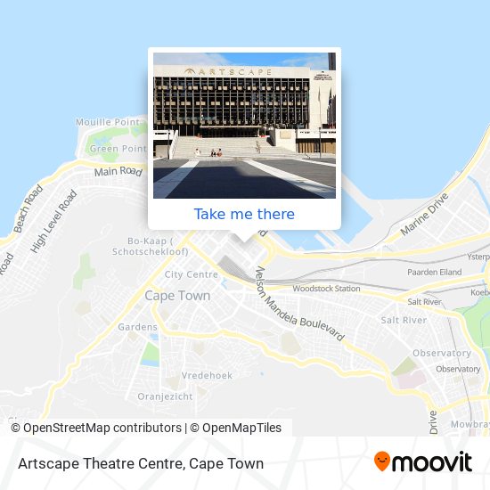 Artscape Theatre Centre map