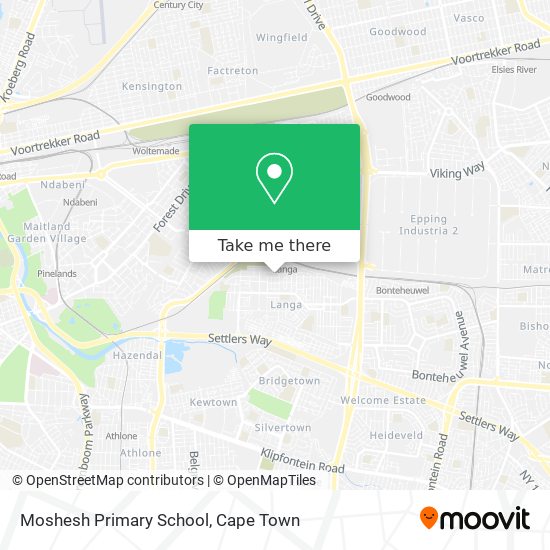 Moshesh Primary School map