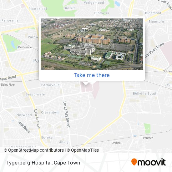 Tygerberg Hospital map