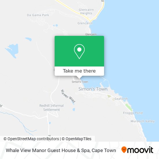 Whale View Manor Guest House & Spa map
