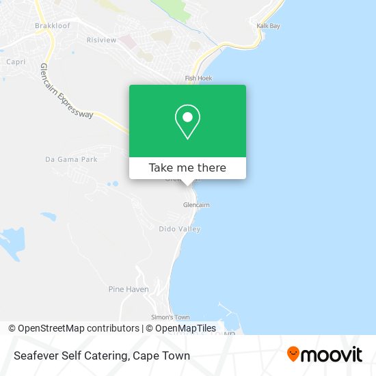 Seafever Self Catering map