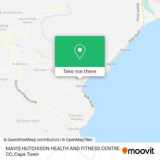 MAVIS HUTCHISON HEALTH AND FITNESS CENTRE CC map