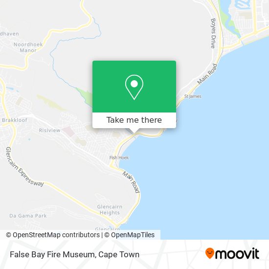 False Bay Fire Museum map