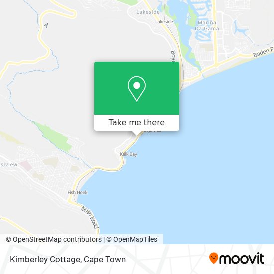 Kimberley Cottage map