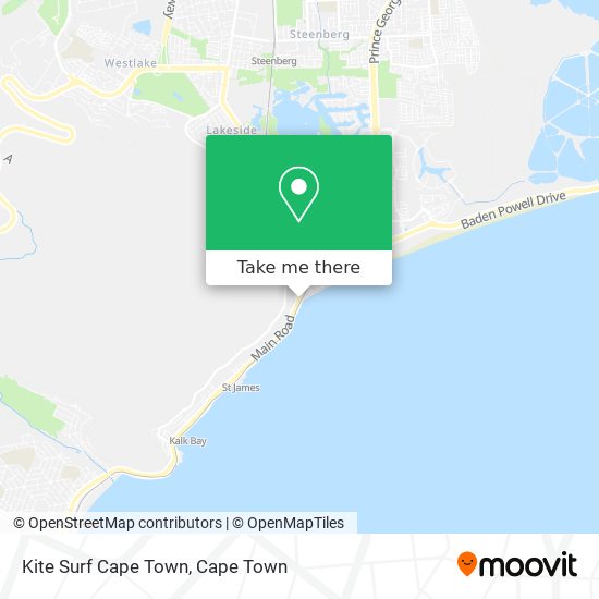 Kite Surf Cape Town map