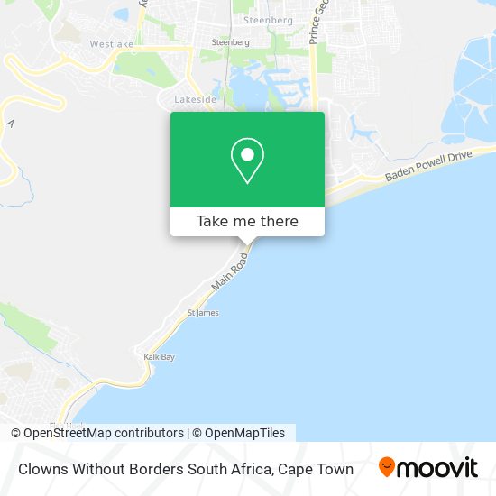 Clowns Without Borders South Africa map