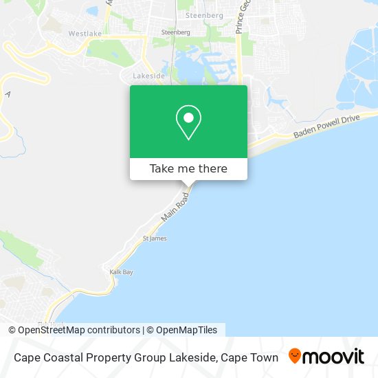 Cape Coastal Property Group Lakeside map