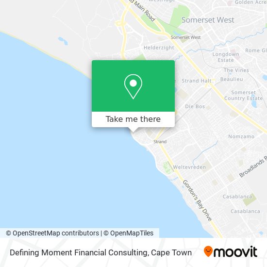 Defining Moment Financial Consulting map