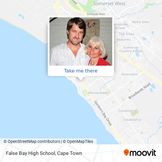 False Bay High School map