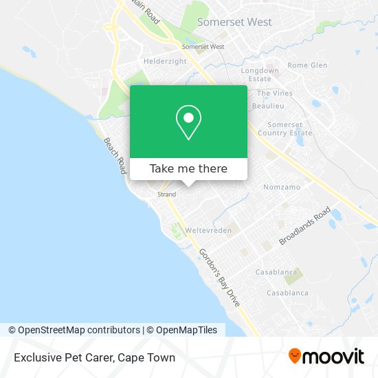 Exclusive Pet Carer map
