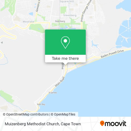 Muizenberg Methodist Church map