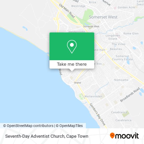 Seventh-Day Adventist Church map