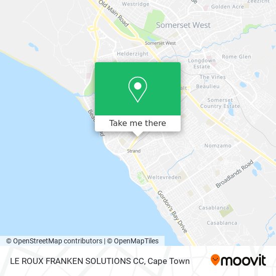 LE ROUX FRANKEN SOLUTIONS CC map