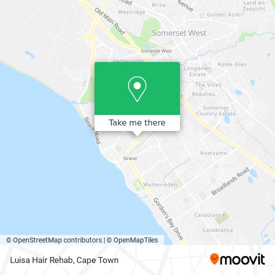 Luisa Hair Rehab map