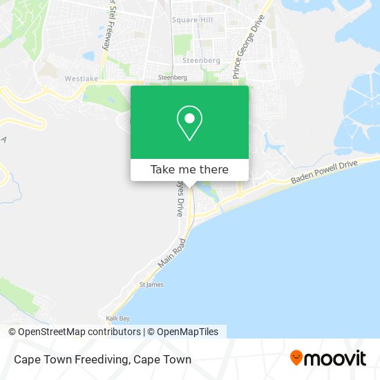 Cape Town Freediving map