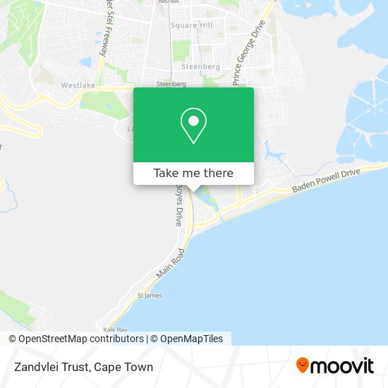 Zandvlei Trust map