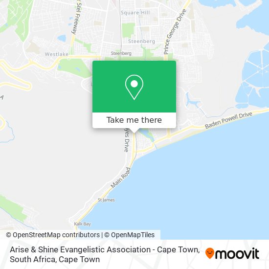 Arise & Shine Evangelistic Association - Cape Town, South Africa map