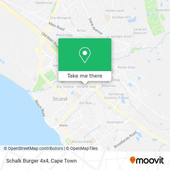 Schalk Burger 4x4 map