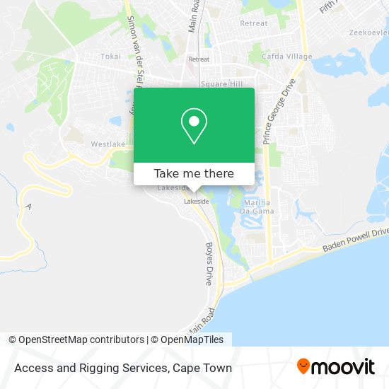 Access and Rigging Services map