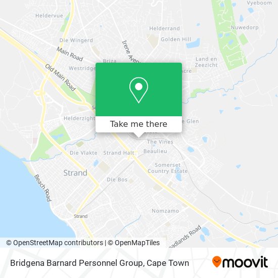 Bridgena Barnard Personnel Group map