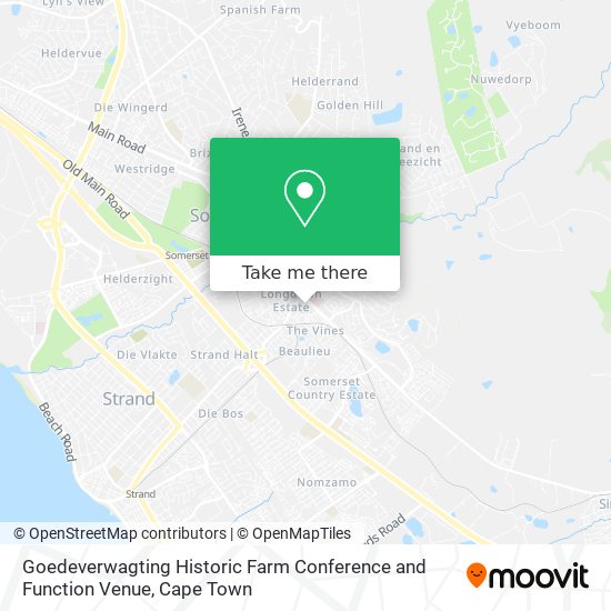 Goedeverwagting Historic Farm Conference and Function Venue map