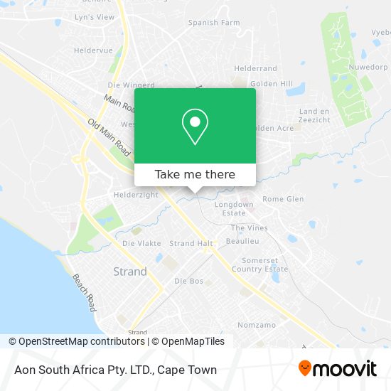 Aon South Africa Pty. LTD. map