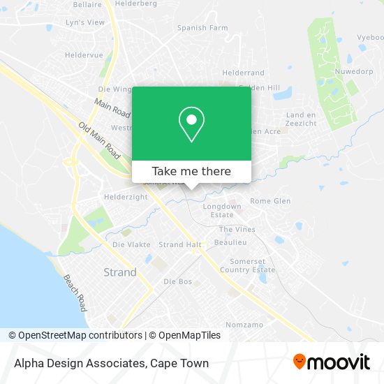 Alpha Design Associates map