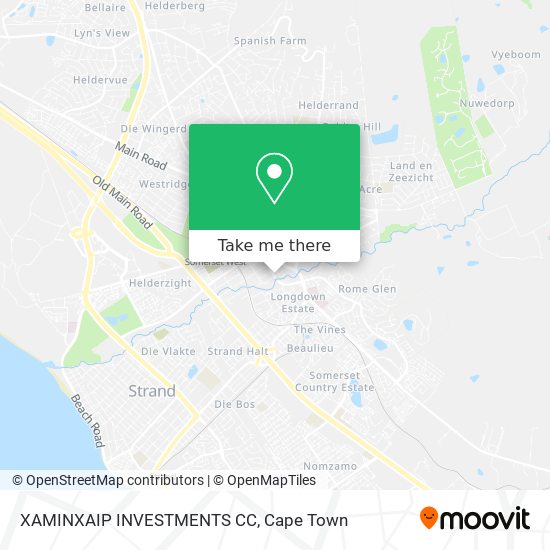 XAMINXAIP INVESTMENTS CC map