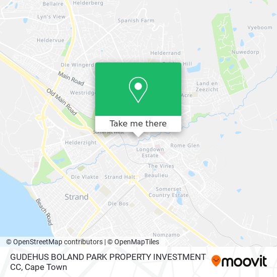 GUDEHUS BOLAND PARK PROPERTY INVESTMENT CC map