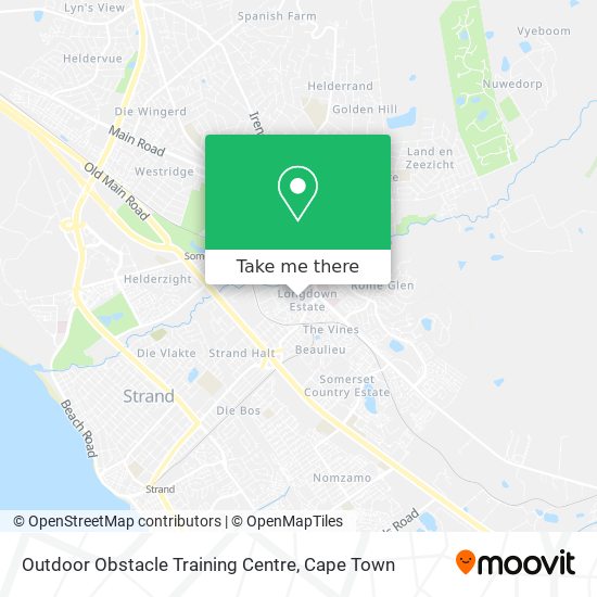 Outdoor Obstacle Training Centre map