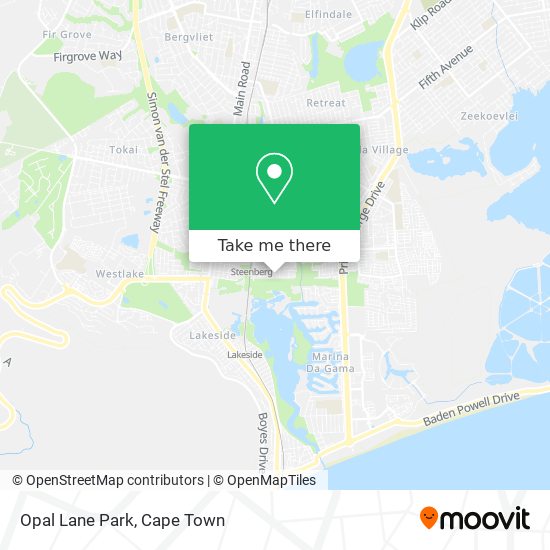 Opal Lane Park map
