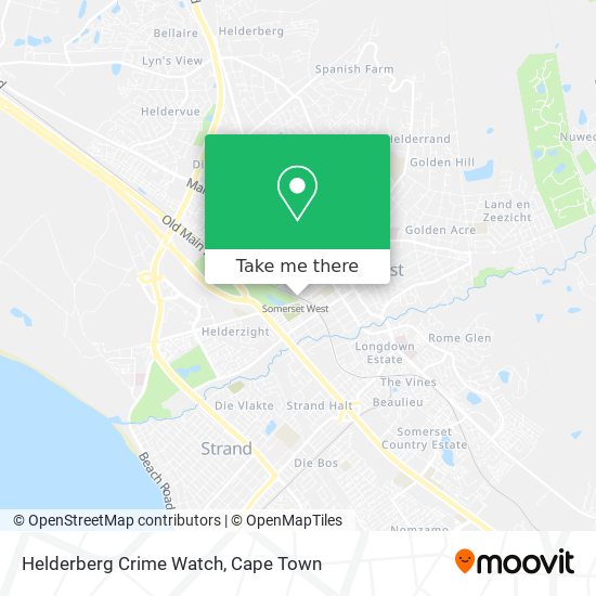 Helderberg Crime Watch map
