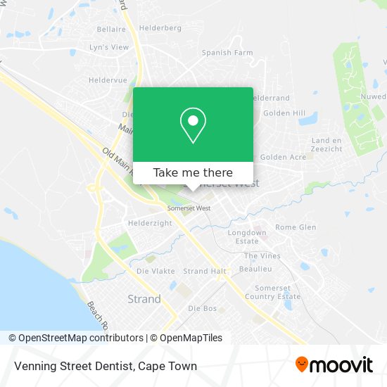 Venning Street Dentist map