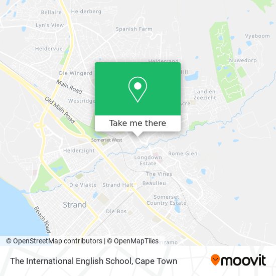 The International English School map