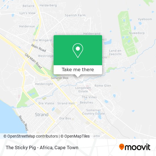 The Sticky Pig - Africa map