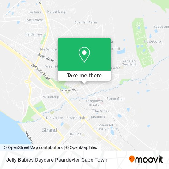 Jelly Babies Daycare Paardevlei map