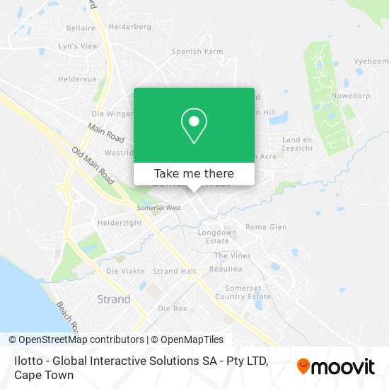 Ilotto - Global Interactive Solutions SA - Pty LTD map