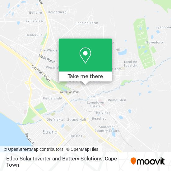 Edco Solar Inverter and Battery Solutions map