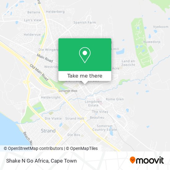 Shake N Go Africa map