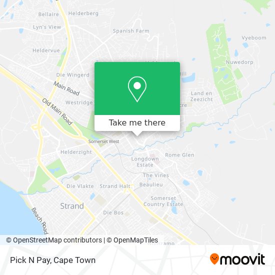 Pick N Pay map