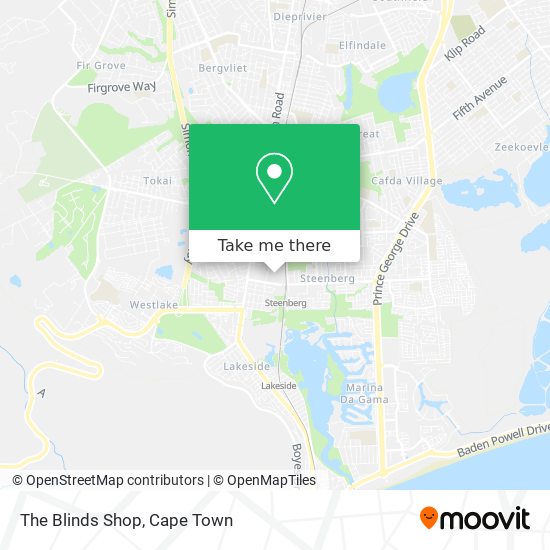 The Blinds Shop map