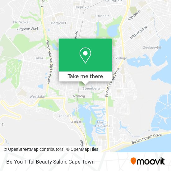 Be-You-Tiful Beauty Salon map
