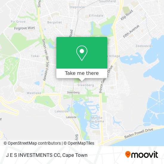 J E S INVESTMENTS CC map