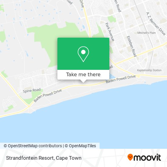 Strandfontein Resort map