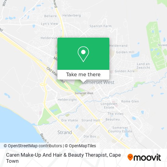 Caren Make-Up And Hair & Beauty Therapist map