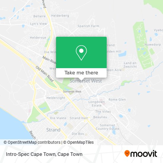 Intro-Spec Cape Town map