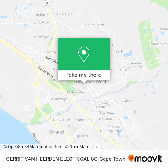 GERRIT VAN HEERDEN ELECTRICAL CC map