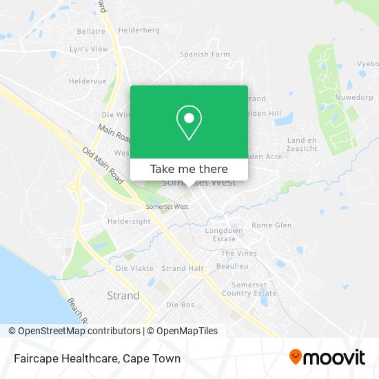 Faircape Healthcare map